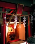 会場内に設置された「大阪エヴェッサ神社」
