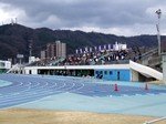 試合開始前のメインスタンド
