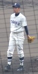好投を見せた都留のエースで四番・小林久投手