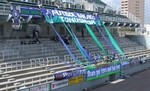 ヴォルティスゴール裏のデコレーション