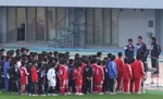 鳴門市サッカー少年団開校式