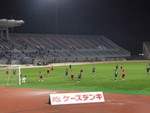 サッカースクールの前座試合