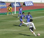 京都のFKに対応するDF陣
