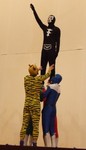 選手もスタンツに挑戦