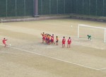 高知大・竹林の鮮やかな直接FKゴール