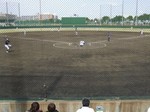 大森グランド野球場ネット裏からの眺め