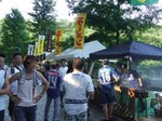 バックスタンドの屋台村
