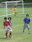 スローインを受けるプルミエールの4番
