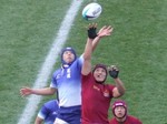 ラインアウトの攻防