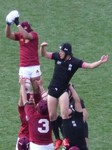 ラインアウトの攻防