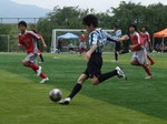 左クロスを入れるFC AMIGOS