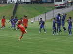 徳島商のFK
