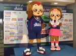 Vサインのヴォルタくん