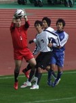 よく守った守山のGK木屋尾