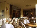 ベーカリー&カフェ「グリーングラス」の店内