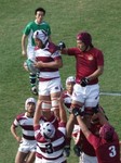 ラインアウトの攻防