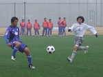 中盤での攻防