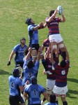 ラインアウトの攻防
