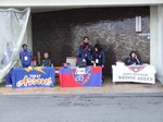 遠征してきた3チームのブース
