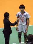 ヒーローインタビューは加賀
