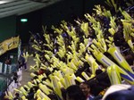 チアスティックを使ったパナソニックの応援