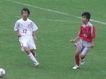 惜しいシュートを放ったコラソンMF12番