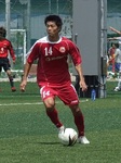 攻守に活躍したMF岡本竜之介