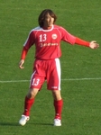 FC大阪の森岡監督兼選手