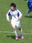 決勝ゴールを決めた吉野川MF板野