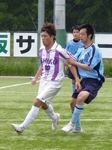 ダメ押し点を決めた京都MF種子田