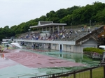 島原市営陸上競技場のメインスタンド