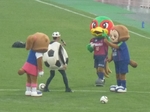延長戦を求めるヴォルタくんとファジ丸くん
