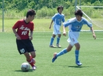 先制ゴールを決めたゼブラのMF10番