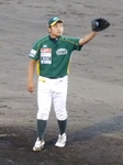 香川の先発・酒井投手