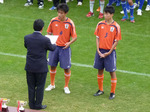 優勝した愛媛FCの表彰