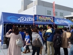 そうめんやきやきのブース