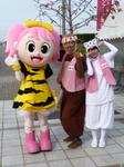 右からいぬっち、さるっち、うらっち