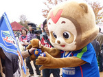 自分のぬいぐるみを手にするヴォルタくん